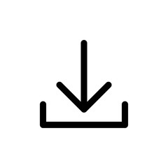 download signage icon trendy