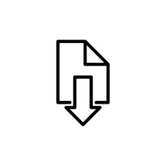 download signage icon trendy