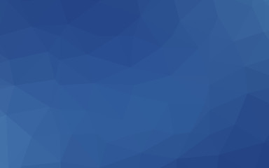 Dark BLUE vector polygonal background. Brand new colorful illustration in with gradient. Brand new design for your business.