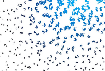 Light BLUE vector backdrop with abstract shapes.