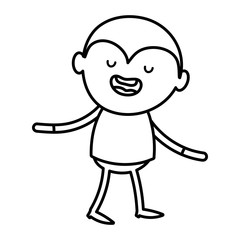 trick or treat - happy halloween line image