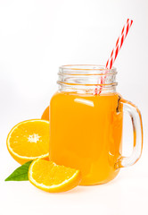 Glass of orange juice