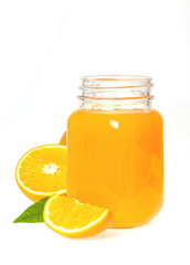 Glass of orange juice