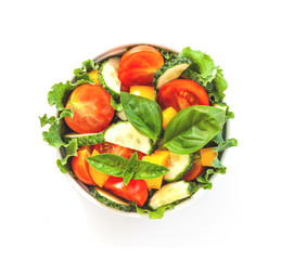 Healthy vegetable greek salad