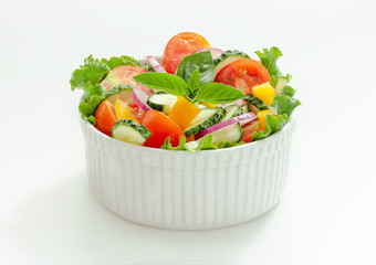 Healthy vegetable greek salad