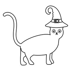 trick or treat - happy halloween line style