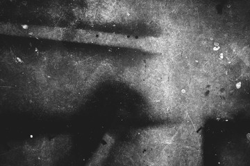 Image of old scratched surface texture black and white colors
