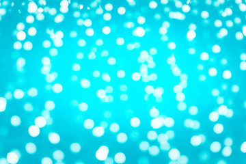 Blue abstract background color and blurry bokeh.