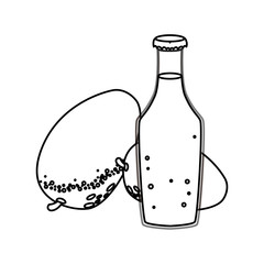 Isolated mango juice vector design