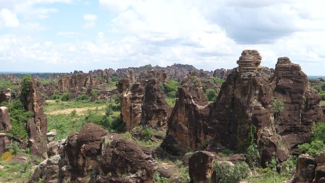 Pan from the Sindou Peaks, Burkina Faso