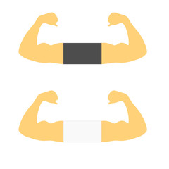 Athlete bodybuilding man arms