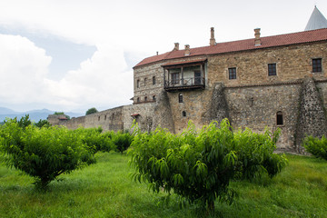 Fototapeta na wymiar Famous Alaverdi Monastery in Kakheti, Georgia