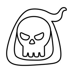 trick or treat - happy halloween line style