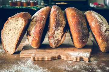 Homemade sourdough bread
