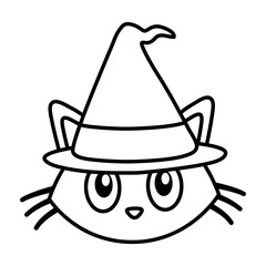 trick or treat - happy halloween line style