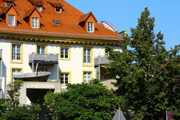Historisches Gebäude im Zentrum von Konstanz am Bodensee