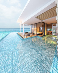 Sea view swimming pool