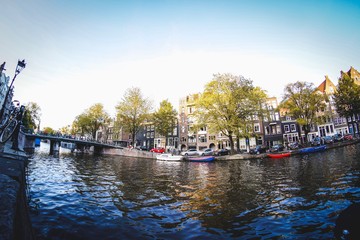 Amsterdam Fahrrad Stadt Europa Land Niederlande Reisen Travel Essen
