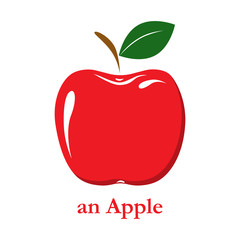 red apple