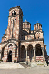 Cathedral Church of Saint Mark at the center of city of Belgrade