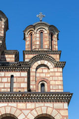 Cathedral Church of Saint Mark at the center of city of Belgrade