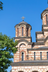 Cathedral Church of Saint Mark at the center of city of Belgrade
