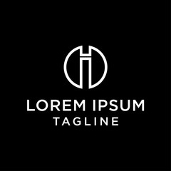 initial letter logo OI, IO logo template 