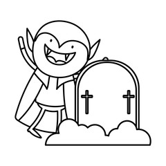 trick or treat - happy halloween line image