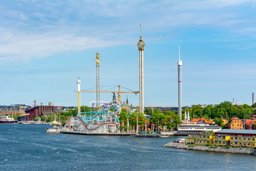 Naklejka premium Amusement park 