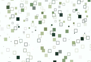 Light Green vector cover with polygonal style.