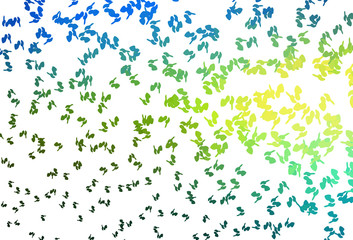 Light Blue, Yellow vector template with memphis shapes.