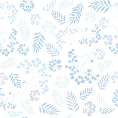 Fototapeta premium Spring- summer pattern, tender pastel background, wrapping, textile design