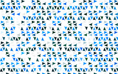 Light BLUE vector background with triangles. Abstract gradient illustration with triangles. Modern template for your landing page.