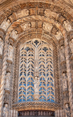 Fototapeta na wymiar Exterior of the medieval cathedral of Albi, France