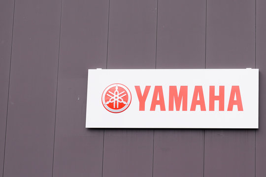 Yamaha logo sign store shop