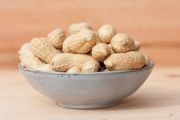 Peanuts in a bowl.