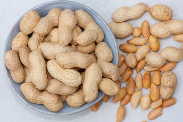 Peanuts in a bowl.