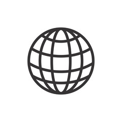 Globe Icon Vector Illustration
