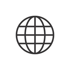 Globe Icon Vector Illustration