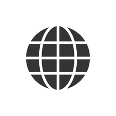 Globe Icon Vector Illustration