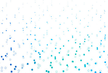 Light Blue, Green vector background with rectangles.