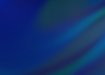 Dark BLUE vector blurred shine abstract background. An elegant bright illustration with gradient. The template can be used for your brand book.