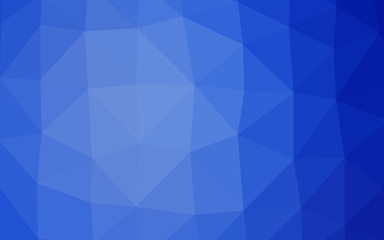 Light BLUE vector triangle mosaic cover. Shining colored illustration in a Brand new style. Completely new design for your business.