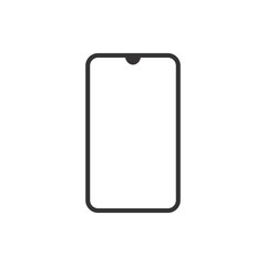 Smartphone Icon Vector Illustration. Simple element illustration. Smartphone symbol design. Can be used for web and mobile.