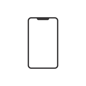 Smartphone Icon Vector Illustration. Simple element illustration. Smartphone symbol design. Can be used for web and mobile.
