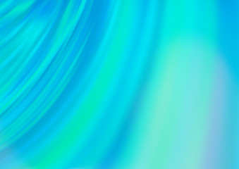 Light BLUE vector template with liquid shapes. Blurred geometric sample with gradient bubbles.  The elegant pattern for brand book.