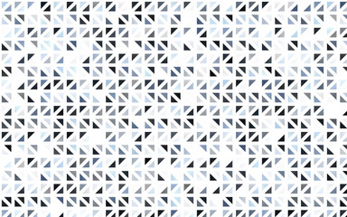 Light BLUE vector pattern in polygonal style. Triangles on abstract background with colorful gradient. Pattern for commercials.