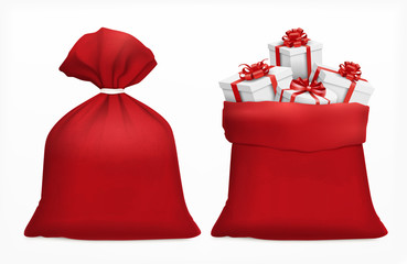Christmas Gifts Sack Composition