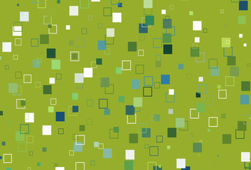 Light Blue, Yellow vector layout with rectangles, squares.