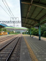 Fototapeta na wymiar train station